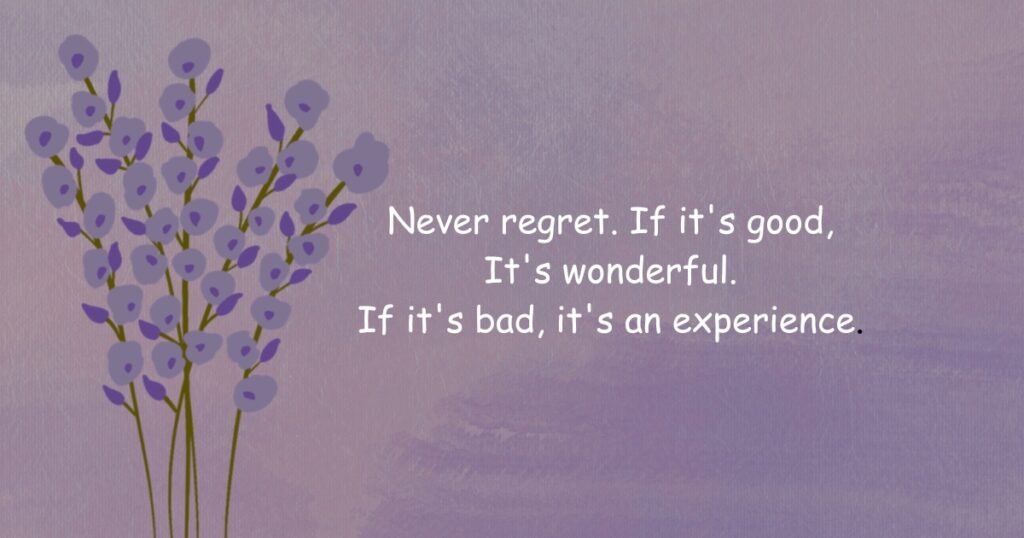 Motivational Quotes about Regret