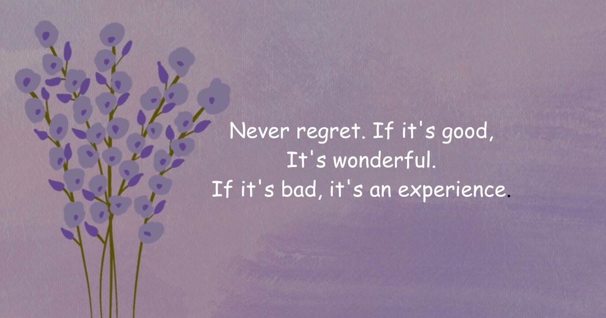 Motivational Quotes about Regret