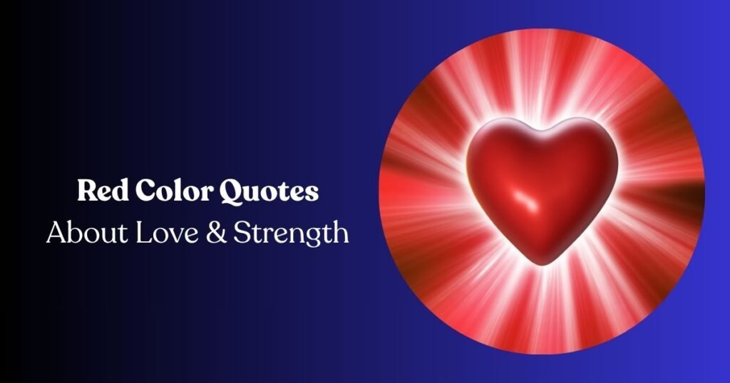 Red Color Quotes