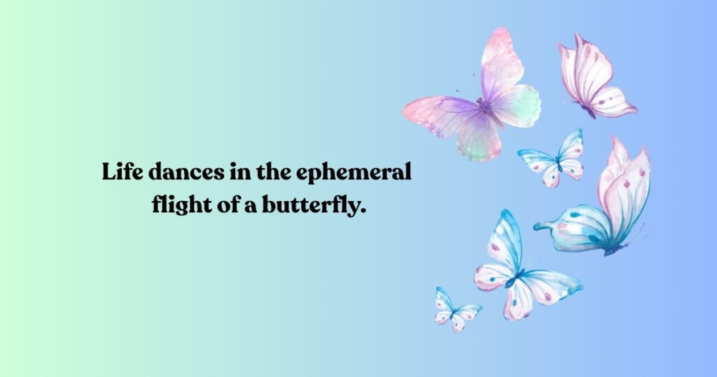 Positive Butterfly Quote Short